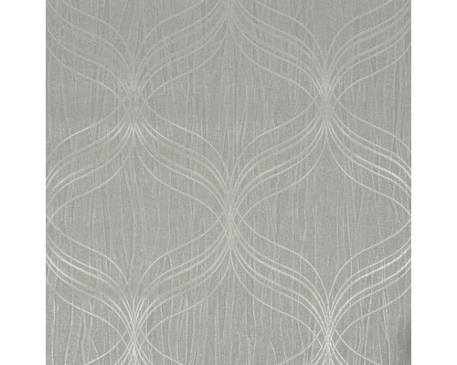 Vliestapete 112659 Opulence Optical Geo silber Tapete mit abstraktem Muster