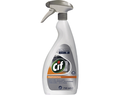 Ofen- und Grillreiniger Cif Professional 0,75 l 6 Stück Cif Professional Ofen- und Grillreiniger, 750 ml Flasche