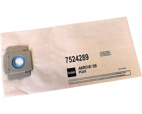 Papier-Staubsaugerbeutel TASKI für Kesselsauger AERO 8/8 Plus und 15/15 Plus 10 Stück