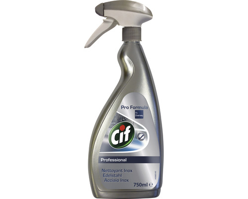 Edelstahlreiniger Cif Professional parfümfrei 0,75 l 6 Stück Cif Edelstahl Reiniger in 750ml Sprühflasche