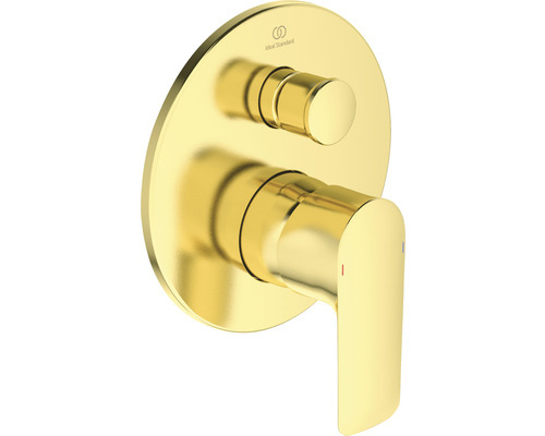 Badewannenarmatur Unterputz Ideal Standard Connect Air gold glänzend gebürstet A7057A2