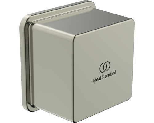 Wandanschlussbogen Ideal Standard Idealrain Atelier 1/2" silver storm BC772GN Ideal Standard Logo auf Spültaste für Badezimmer