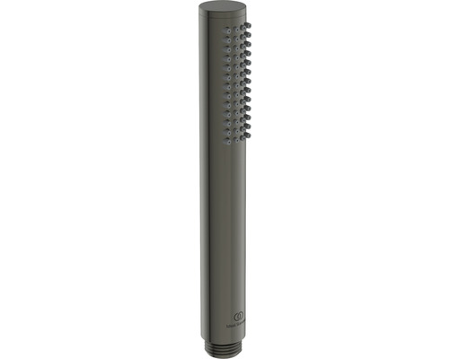 Handbrause Ideal Standard Idealrain Atelier rund Ø 25 mm magnetic grey BC774A5 Handbrause aus Metall mit Düsen und Gewindeanschluss