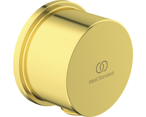 Wandanschlussbogen Ideal Standard Idealrain Atelier 1/2" brushed gold BC808A2 Ideal Standard Logo auf einem Ventil