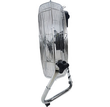 Metall Bodenventilator chrom 100 W Ø 45 cm