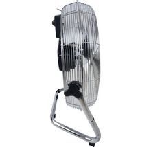 Metall Bodenventilator chrom 100 W Ø 45 cm