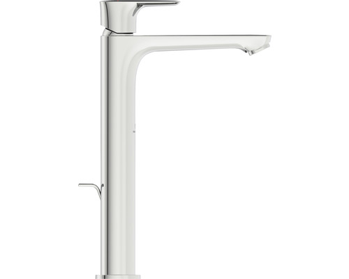 Hoher Waschtischmischer aus Metall