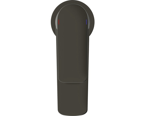 Armatur für Waschtisch mit Markierungen für kaltes und warmes Wasser