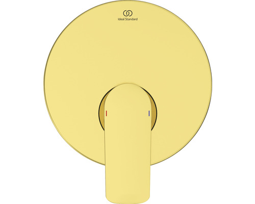 Ideal Standard Logo auf einer runden Armaturenblende mit Hebel