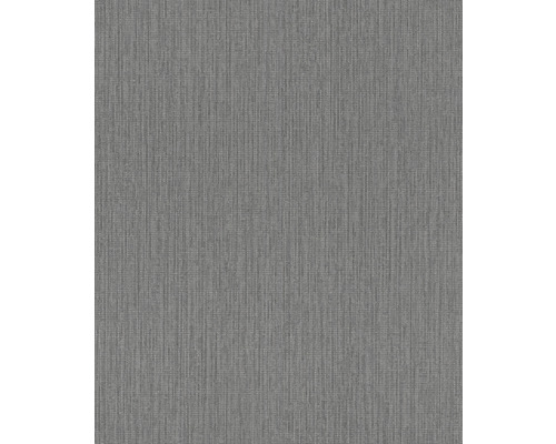 Vliestapete 484250 Florentine III Uni dunkelgrau Graue Textiltapete mit vertikalen Linien
