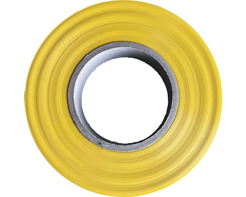 Gelbes Absperrband auf Rolle