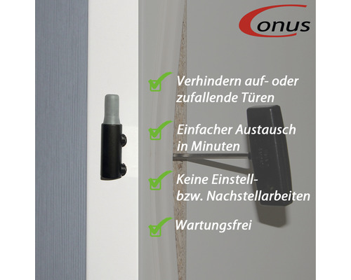 Türfeststeller zur Vermeidung zufallender Türen