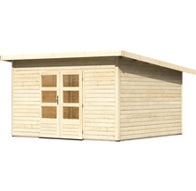 Holzgartenhaus mit Doppeltür und Fenster