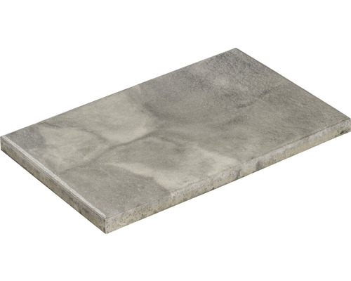 Beton Terrassenplatte iStone Style weiß-schwarz 60 cm x 40 cm x 4 cm Einzelne Betonpflasterplatte