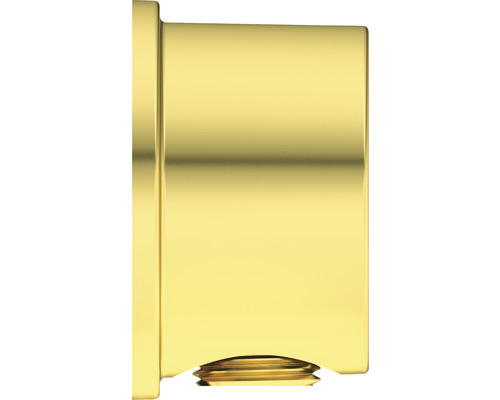 Goldener Wasserhahnanschluss aus Messing