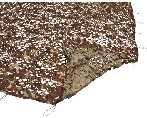 Tarnnetz mit verschiedenen Braunfarben