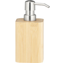 Seifenspender aus Bambus und Edelstahl