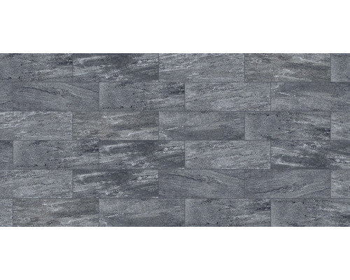 Graue Steinwandfliesen im rechteckigen Format