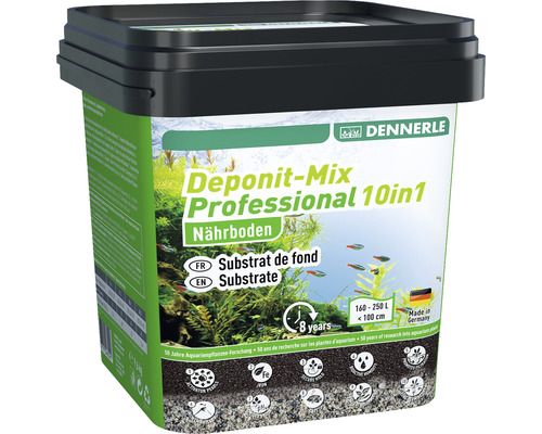 Bodengrund DENNERLE DeponitMix Professional 10in1 9,6 kg Dennerle Deponit-Mix Professional 10in1 Nährboden in einer Verpackung