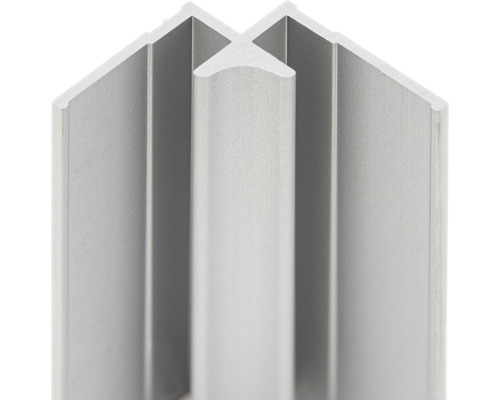 Eckverbinder Schulte Decodesign für Innenecke 2100 mm Alu-Natur LW1901321 01 Aluminium Eckprofil