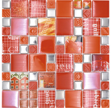 Mosaikfliese mit verschiedenen Mustern