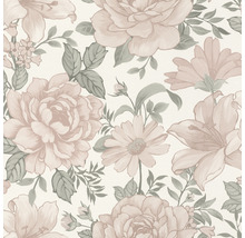Tapete mit Rosen und Blumenmuster