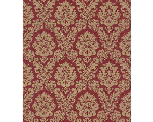 Vliestapete 570540 Trianon XIII Ornament rot Tapete mit ornamentalen Muster in Damast Optik