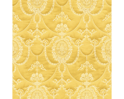 Vliestapete 570847 Trianon XIII Ornament gold Gelbe Tapete mit floralem Muster