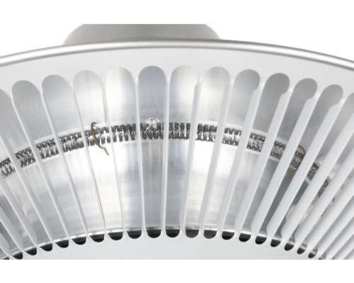 Detailaufnahme von Heizelementen eines Heizstrahlers