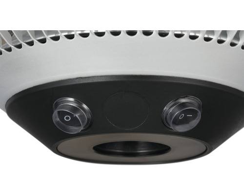 Nahaufnahme von zwei Schaltern an einem Ventilator