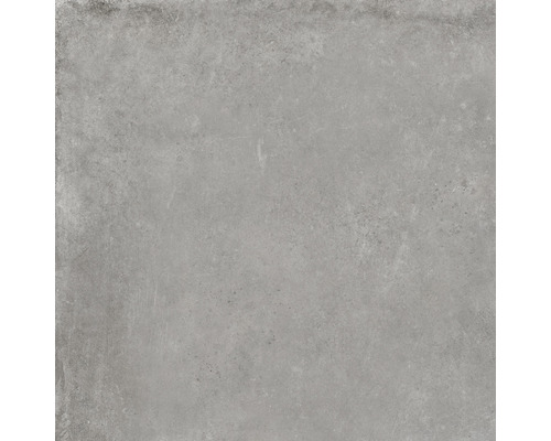 Feinsteinzeug Terrassenplatte Cortina Plus Grey rektifizierte Kante 60 cm x 60 cm x 2 cm Graue Bodenfliese aus Keramik