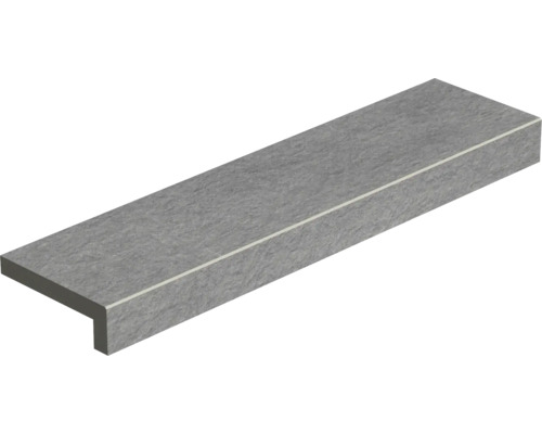 FLAIRSTONE Poolumrandung Beckenrandstein Titan Platte grau 60 cm x 15 cm x 5 cm