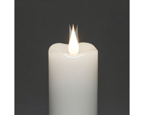 Dekorative LED-Kerze mit flackernder Flamme