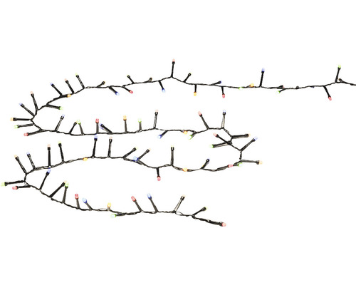Lichterkette mit farbigen Leuchten