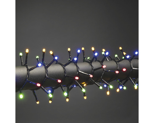 Lichterkette Weihnachtsbaum Konstsmide Micro LED Compactlights 600 LEDs Lichtfarbe bunt