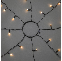 Lichterkette mit ringförmiger Anordnung und warmweißem Licht