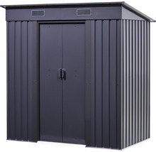 Gartenhaus mit Pultdach I 195 x 121 cm anthrazit