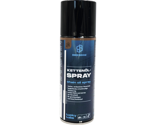 Fahrrad-Kettenöl-Spray 200 ml Lucky Lube Bike Broz Kettenölspray für Fahrräder