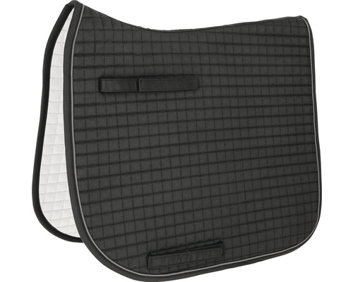 Schabracke KERBL Classic Bamboo Dressur 63 x 68 x 53 cm schwarz Schwarze, gesteppte Schabracke für Pferde