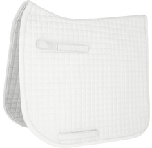 Weiße Stepp-Schabracke für Pferde