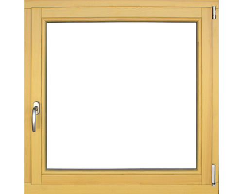 Holzfenster 1-flg. ARON Renova Kiefer lackiert S10 weide 1200x1200 mm DIN Rechts Holzfenster mit Fenstergriff