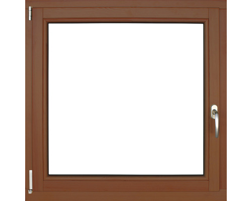 ARON Renova Holzfenster Kiefer lackiert S30 Kastanie 1000x1000 mm DIN Links