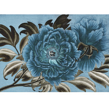 Dekoratives Blumenmotiv für Wandgestaltung
