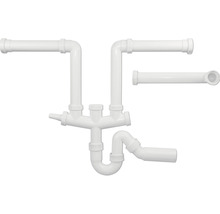 Beckenverbindung mit Siphon Blanco 2x 3 1/2" oder 1x 1 1/2" 225087-thumb-0