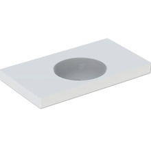 GEBERIT Waschtisch Preciosa II 90 x 50 cm weiß glänzend 123291000