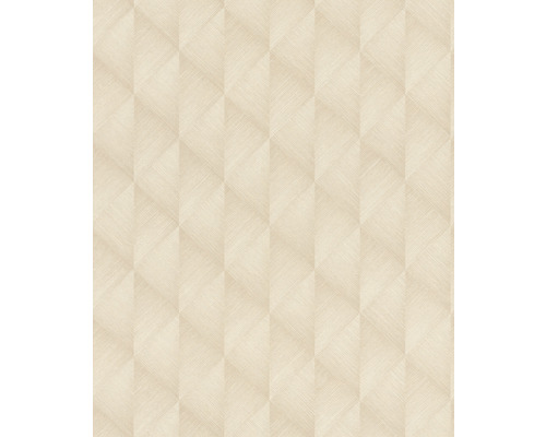 Vliestapete 687927 Tropical House Geometrisch creme Beige Tapete mit geometrischem 3D-Effekt