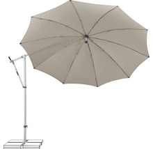 Freiarm-Sonnenschirm mit Ständer für den Garten oder die Terrasse