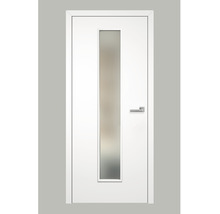 Pertura Zimmertür Kajsa 03 weißlack 56x230 mit Lichtausschnitt inkl. Glas satiniert weiß 4 mm DIN Links mit MAGNET-Schloss-thumb-0 Pertura Zimmertür Kajsa 03 weißlack 56x230 mit Lichtausschnitt inkl. Glas satiniert weiß 4 mm DIN Links mit MAGNET-Schloss-thumb-0