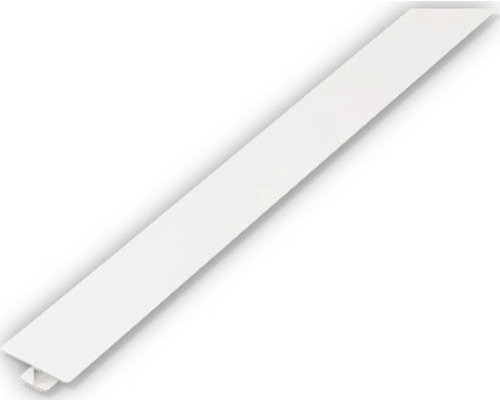 H-Profil PVC weiß 25x4x1 mm, 2m