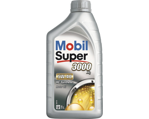 Hochleistungsmotorenöl Mobil Super 3000 X1 5W-40 1 L Mobil Super 3000 X1 5W-40 Motoröl in einer 1-Liter-Flasche